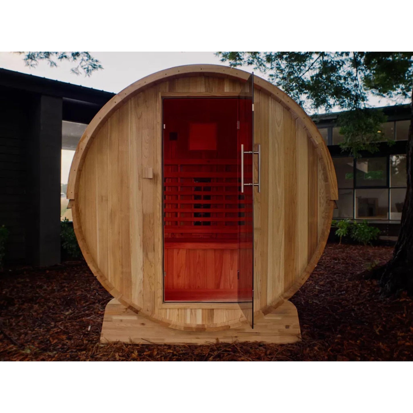 Steam and Plunge Helsinki Infrared Barrel Sauna